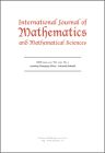 International Journal of Mathematics and, Mathematical Sciences